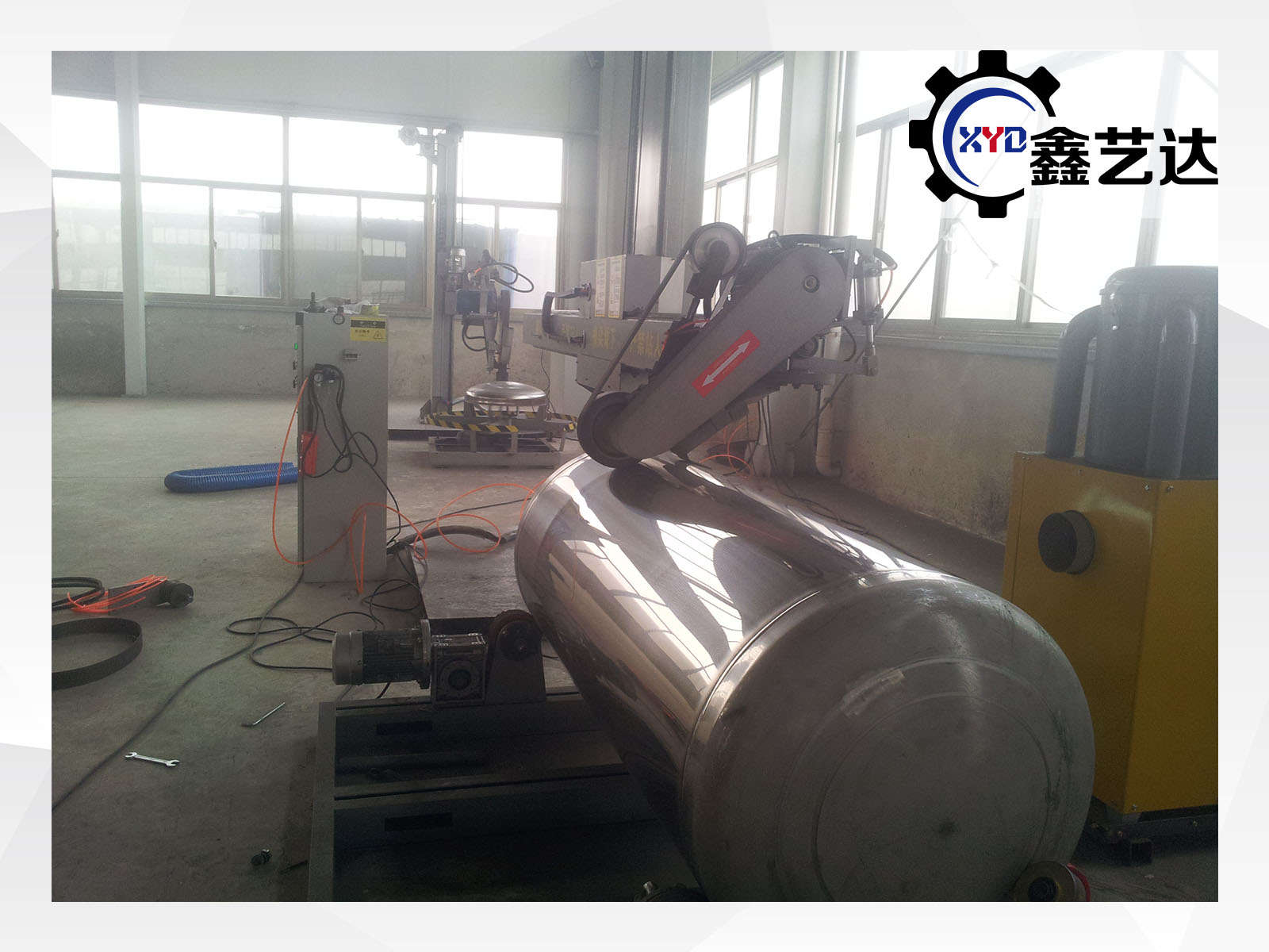 罐體環(huán)形砂帶外拋光 (4)